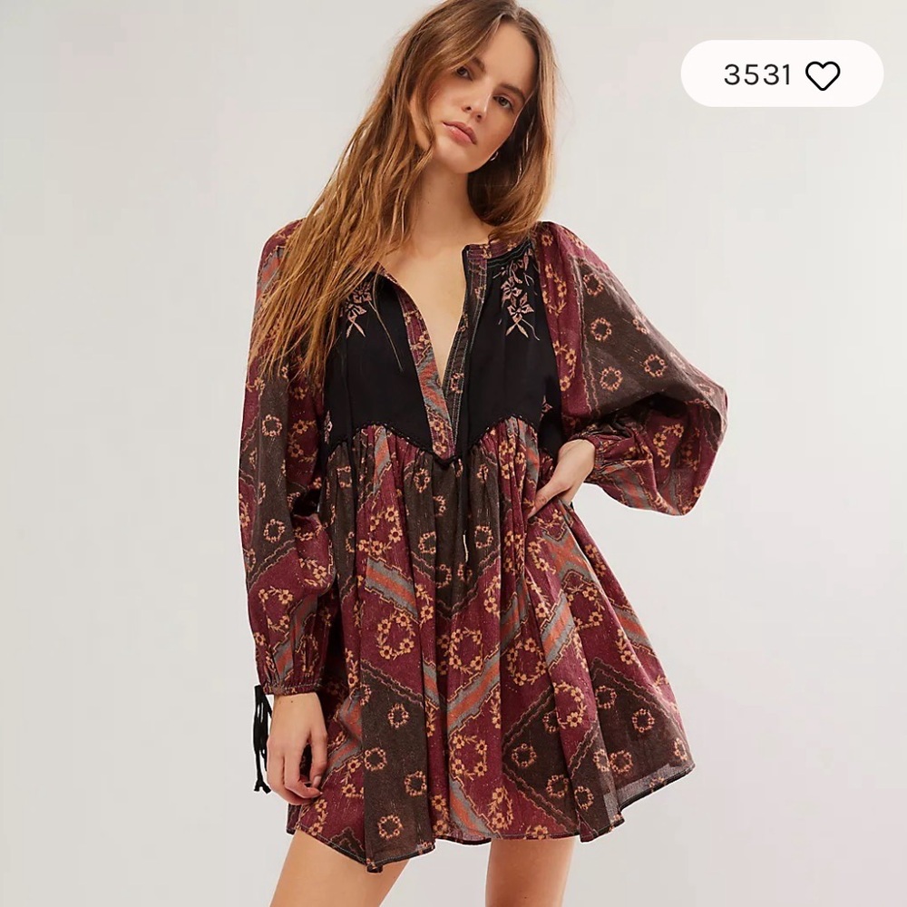 Free People - Day Dreaming Mini Dress - size large
